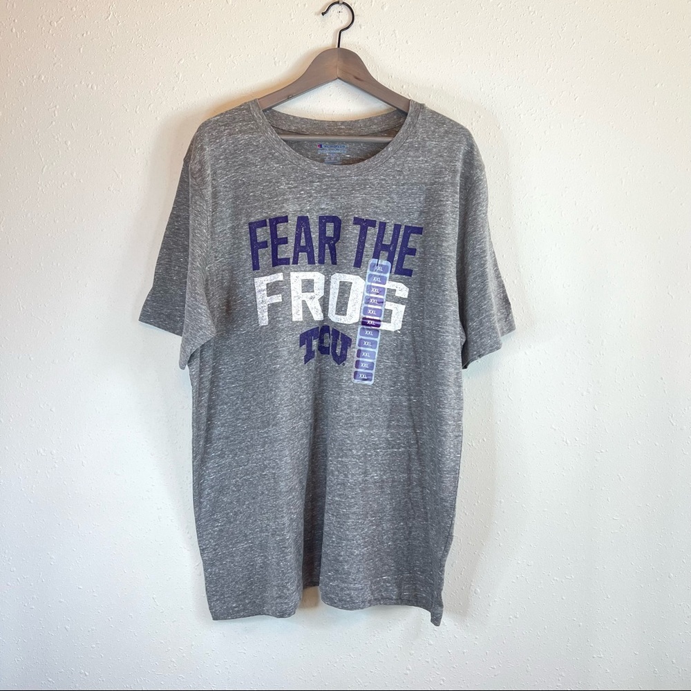 Champion Men’s Fear The Frog Grey Tee/Sz:2XL/NWT/Final Sale